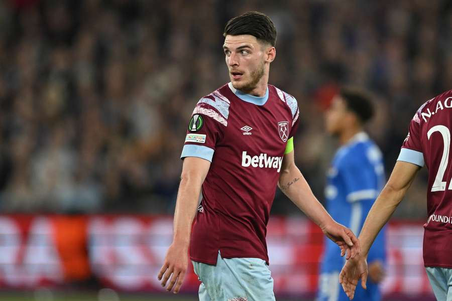Declan Rice, cette saison. Declan Rice, cette saison.
