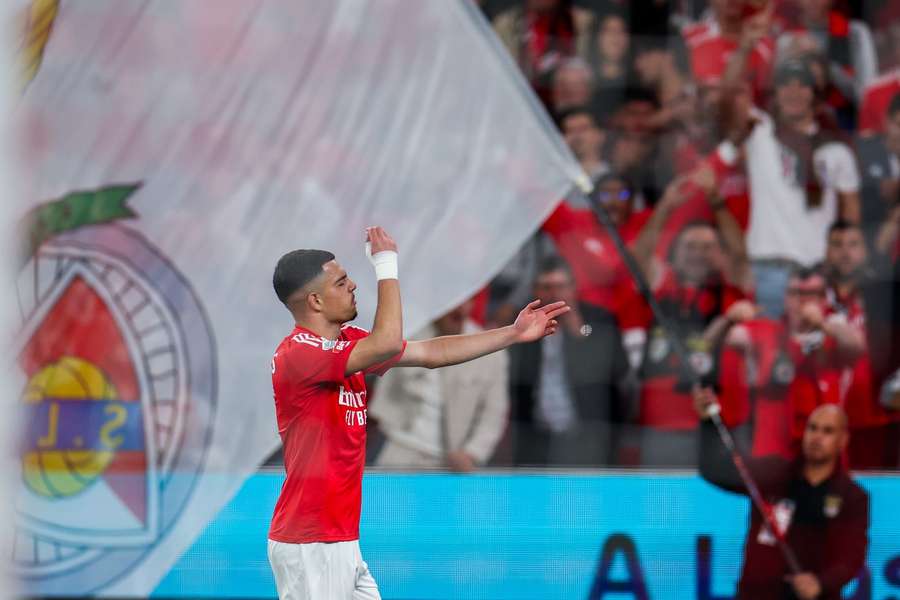 Amdouni marcou o terceiro golo do Benfica