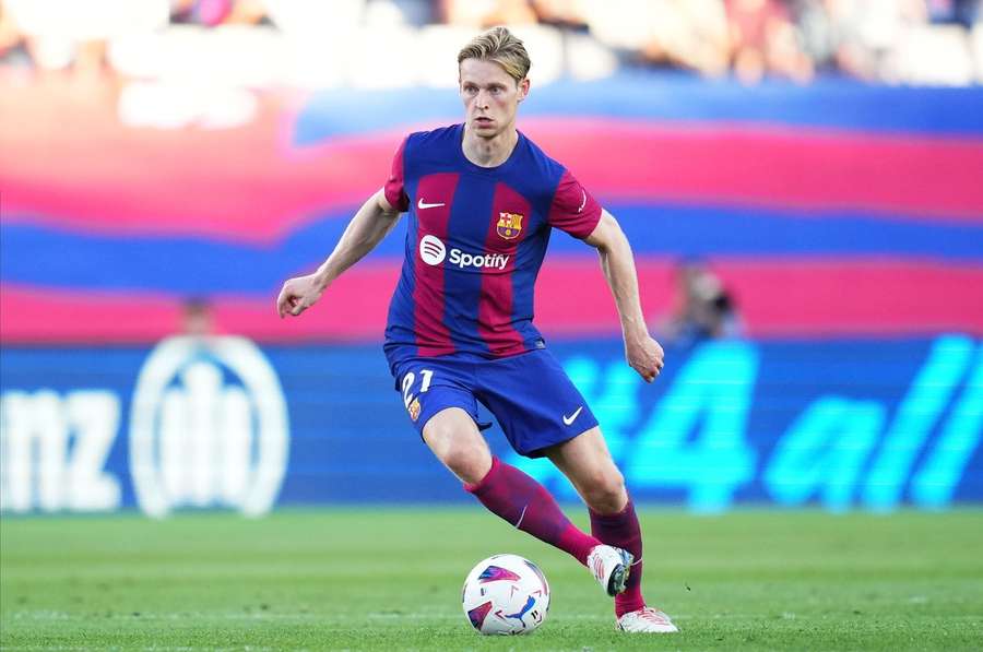 Frenkie de Jong staat sinds eind september aan de kant met een enkelblessure