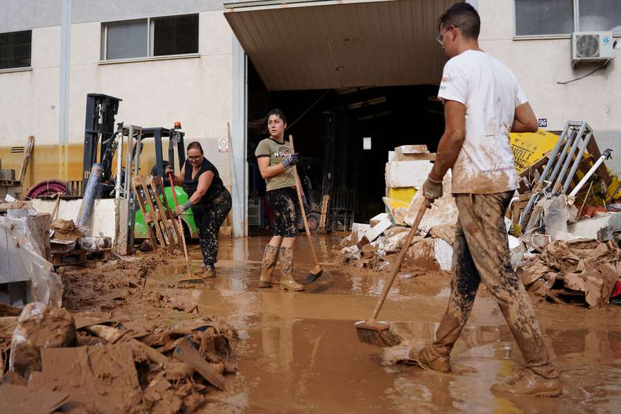 Imagen de los efectos de la DANA en Paiporta (Valencia)