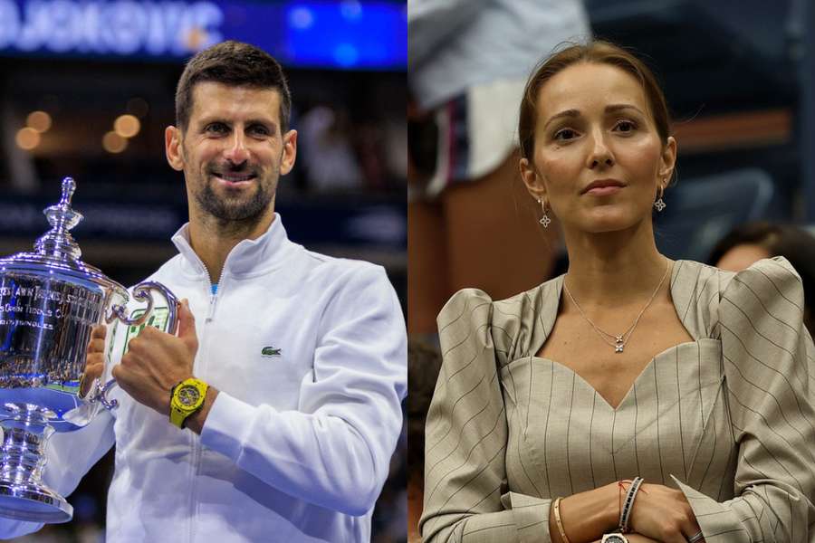 Novak Djokovic et Jelena Djokovic