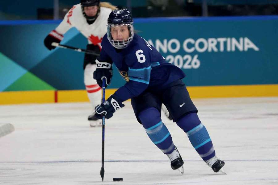 Hiirikoski in action against Canada prior to injury
