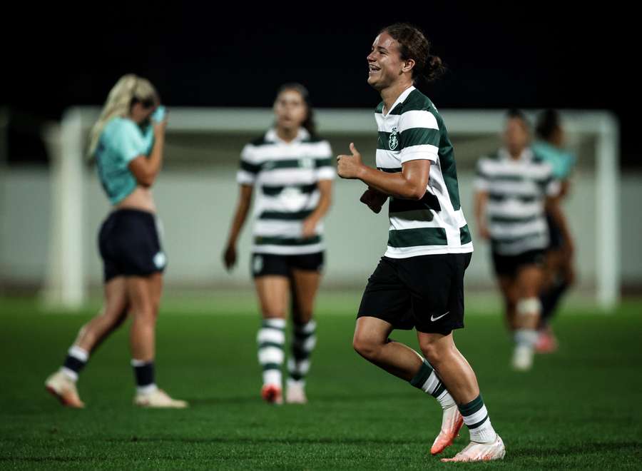 Telma Encarnação fez o golo do Sporting Telma Encarnação fez o golo do Sporting