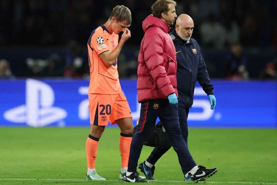 Dani Olmo lors de sa sortie mardi soir.