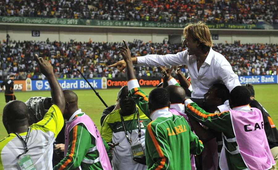French coach Herve Renard led Zambia to the title