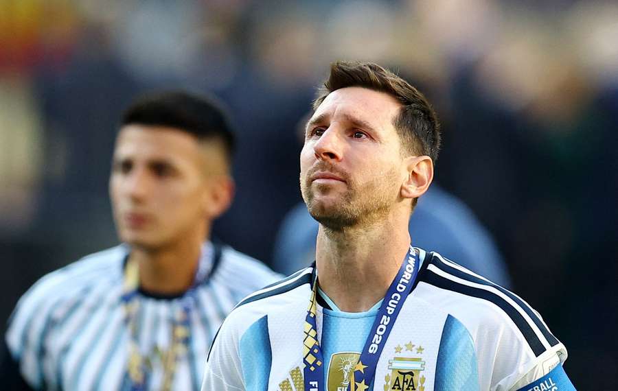 Messi teve atuação discreta no MetLife Stadium Messi teve atuação discreta no MetLife Stadium