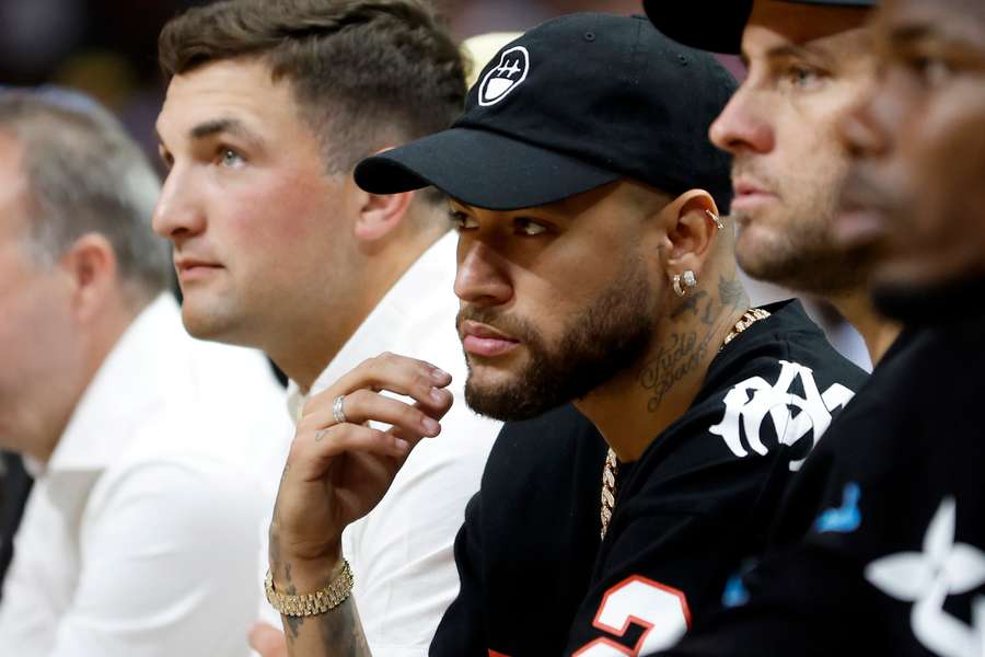 Neymar was in Miami for the NBA Finals