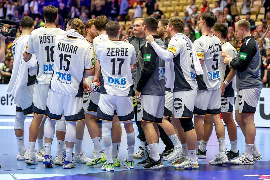 Das DHB-Team im Januar.