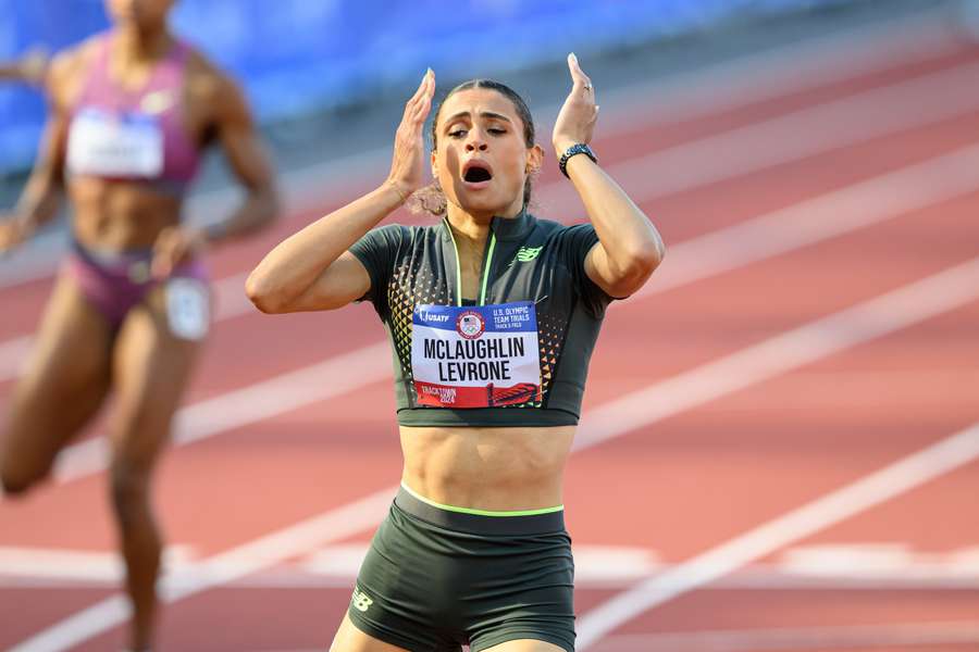 Sydney McLaughlin-Levrone set a new world record in the women’s 400-metre hurdles with a time of 50.65 in Eugene