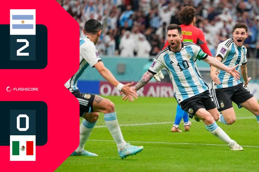 Messi rozhodol o výhre Argentíny, Mexiko v ofenzíve nulové