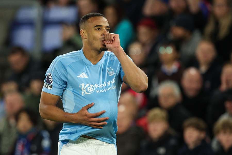 Murillo fez o gol do Nottingham Forest contra o Crystal Palace Murillo fez o gol do Nottingham Forest contra o Crystal Palace