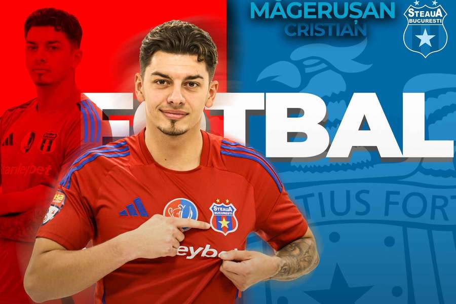 Cristian Măgerușan este atacantul Stelei