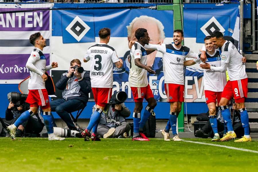 Sechsmal durften die HSV-Spieler ein Tor bejubeln