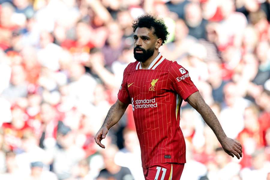 Salah maakte dit seizoen 18 competitietreffers voor Liverpool