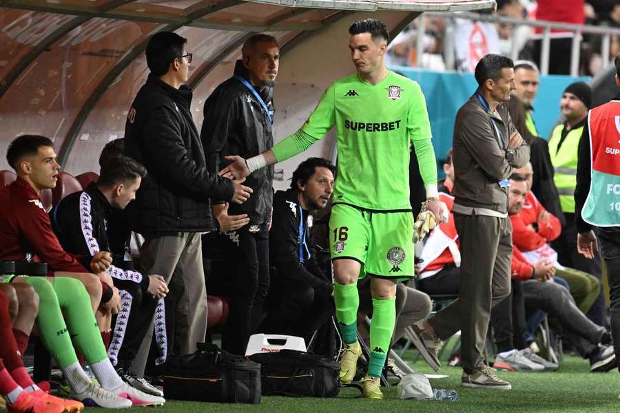 Marian Aioani a părăsit terenul accidentat