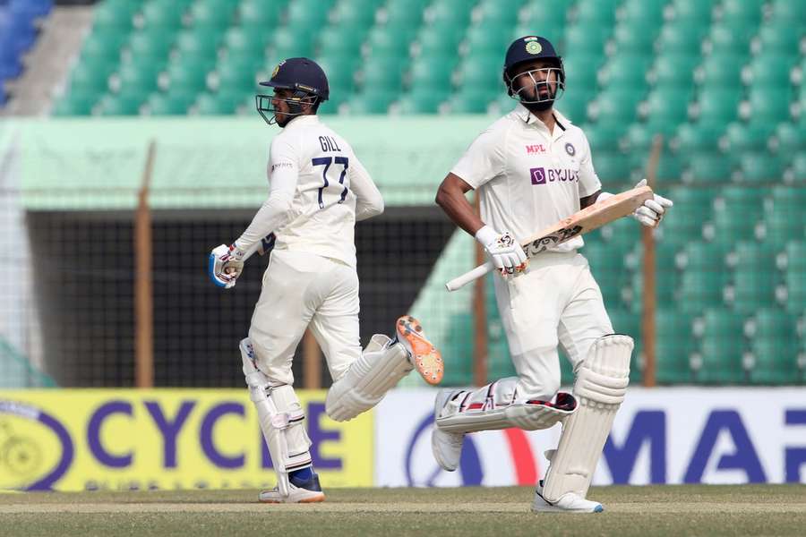 Gill and Pujara hundreds put India on path to defeat Bangladesh