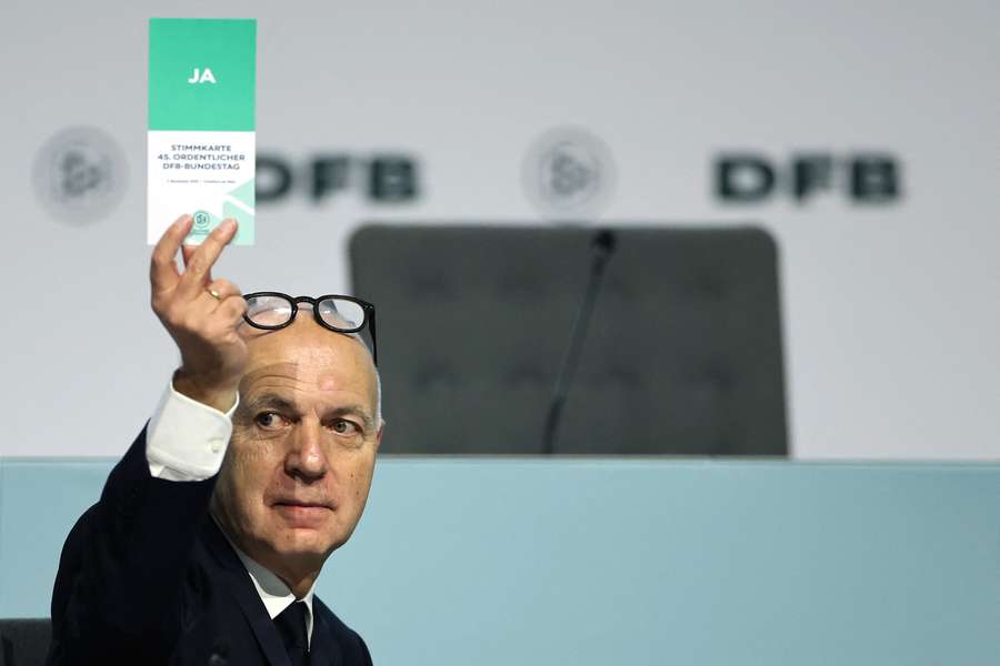 Bernd Neuendorf und der DFB wollen die Frauen-EM 2029 nach Deutschland holen. Bernd Neuendorf und der DFB wollen die Frauen-EM 2029 nach Deutschland holen.