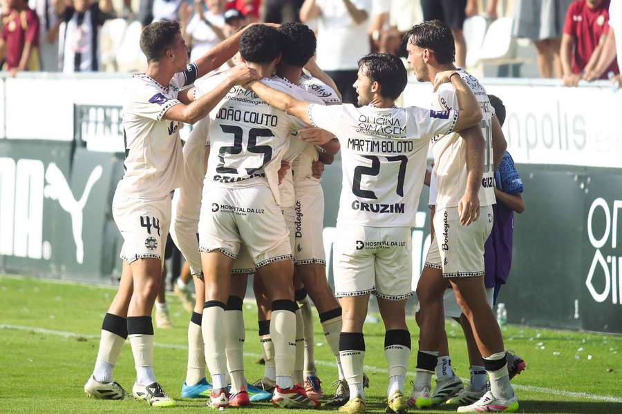 A festa dos jogadores do Varzim A festa dos jogadores do Varzim