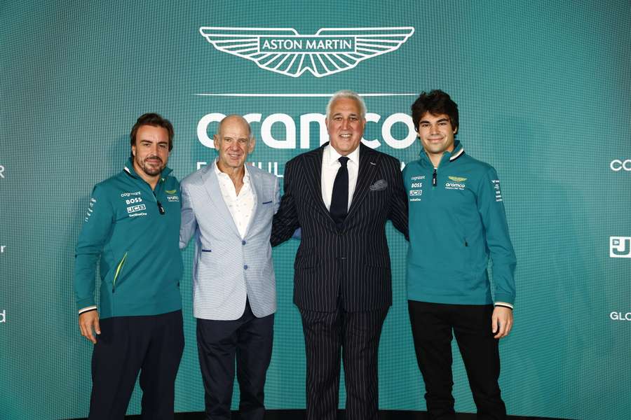 Alonso, Newey y los Stroll, padre e hijo