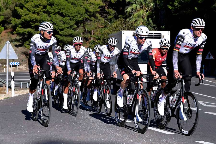 Team UAE en décembre.