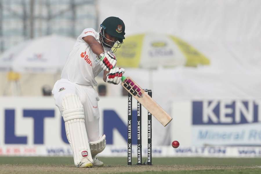 Shanto scored his third hundred in four Test innings
