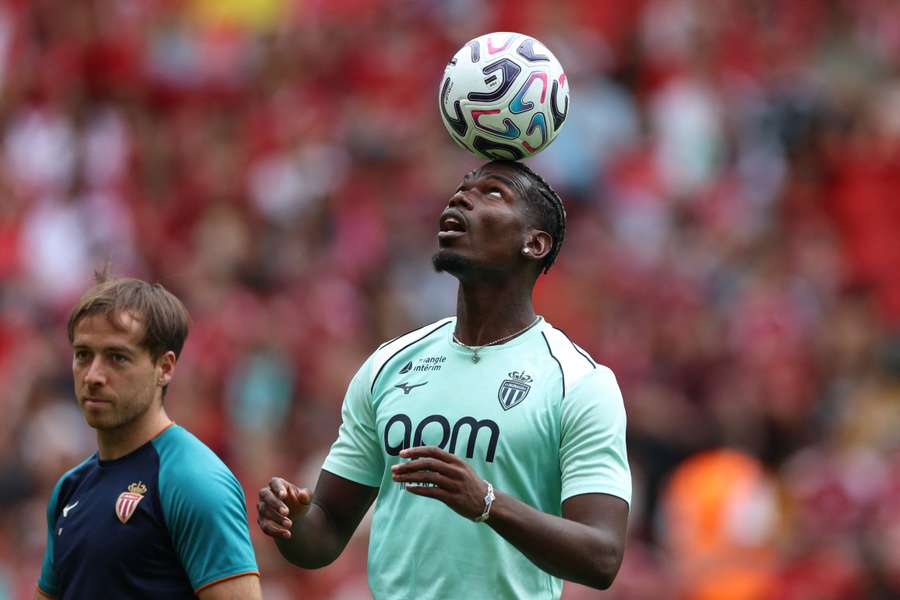 Pogba v Monaku príliš neoslnil. Pogba v Monaku príliš neoslnil.