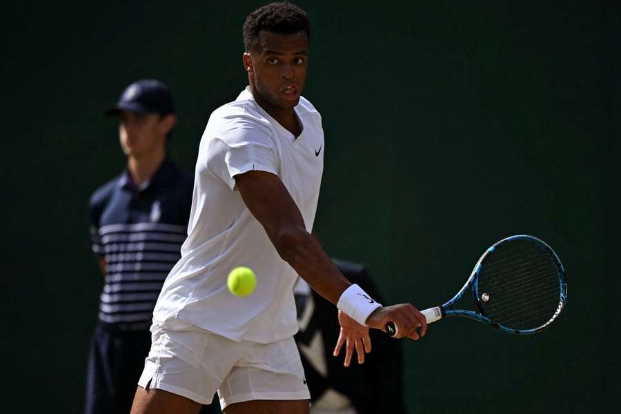 Mpetshi Perricard ce samedi à Wimbledon.