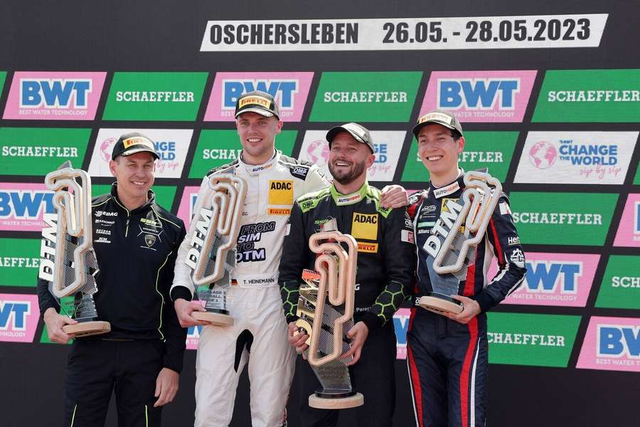 Tim Heinemann (zweiter von links) wurde Zweiter in Oschersleben