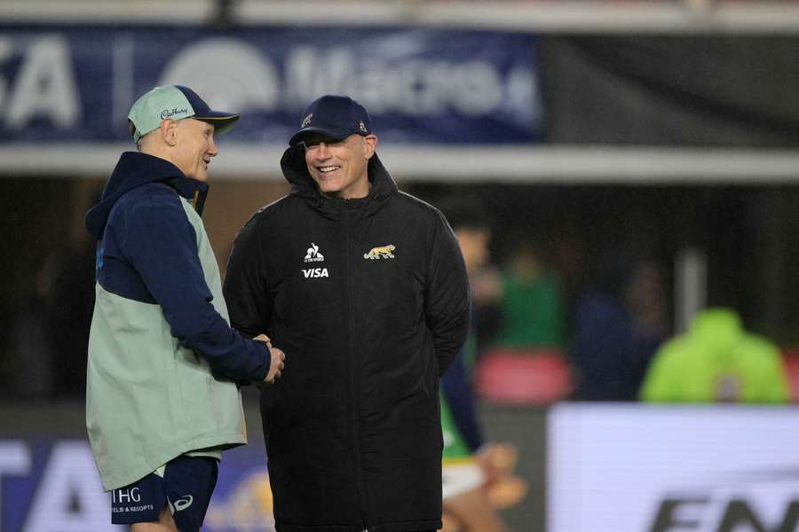 Joe Schmidt (l) and Felipe Contepomi know each other well
