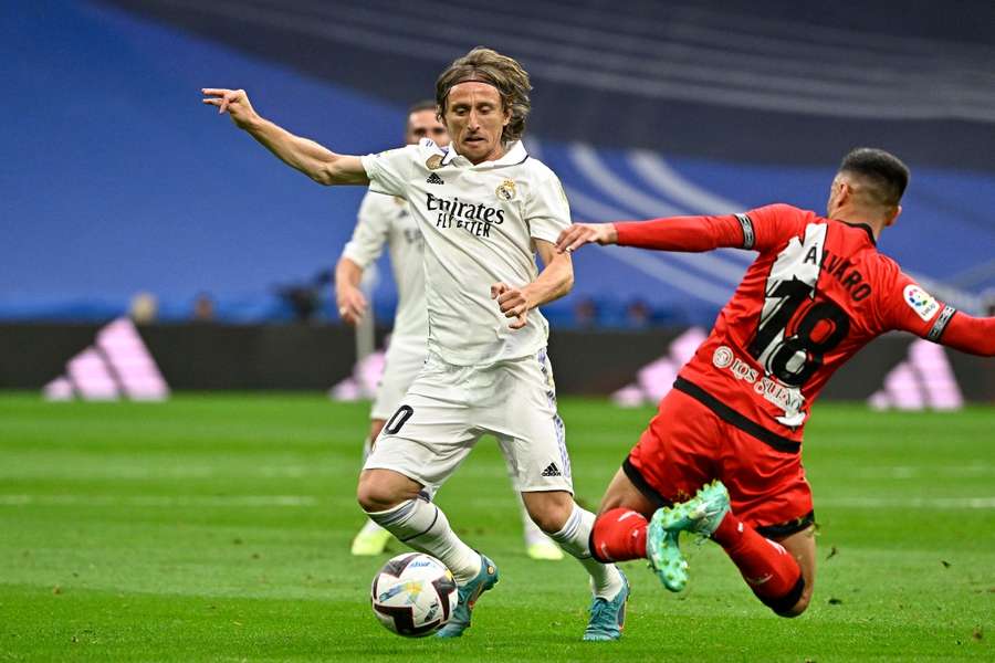 Luka Modric y Álvaro en el Real Madrid Rayo