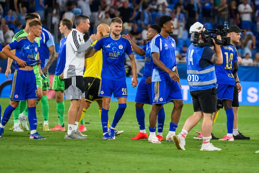 Slovan si zahrá v play-off o Ligu majstrov. Slovan si zahrá v play-off o Ligu majstrov.