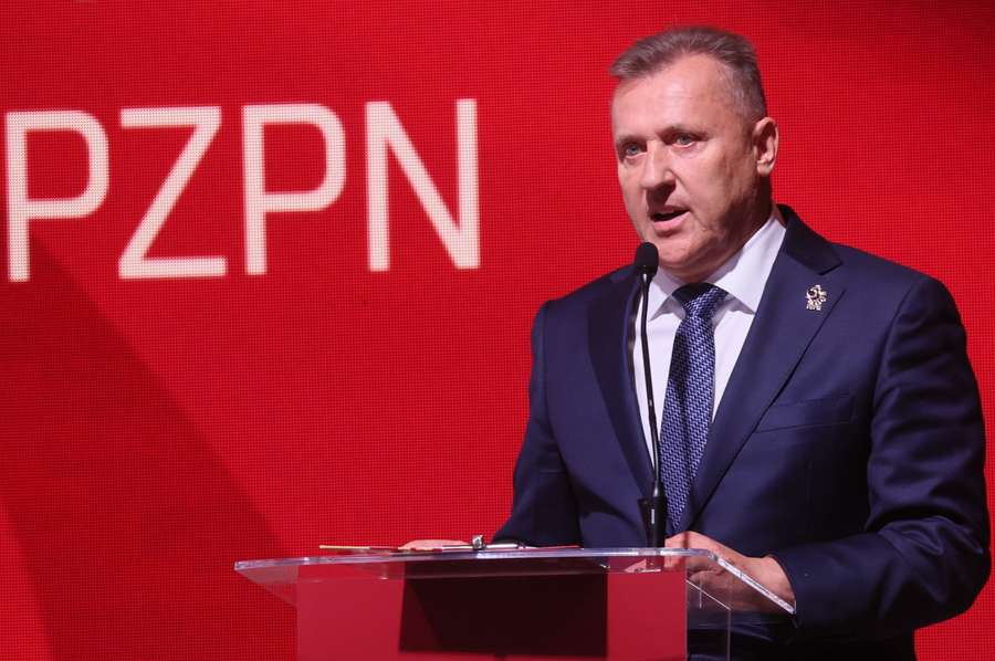 Prezes PZPN Cezary Kulesza podczas Walnego Zgromadzenia Sprawozdawczo-Wyborczego Delegatów PZPN w Warszawie.