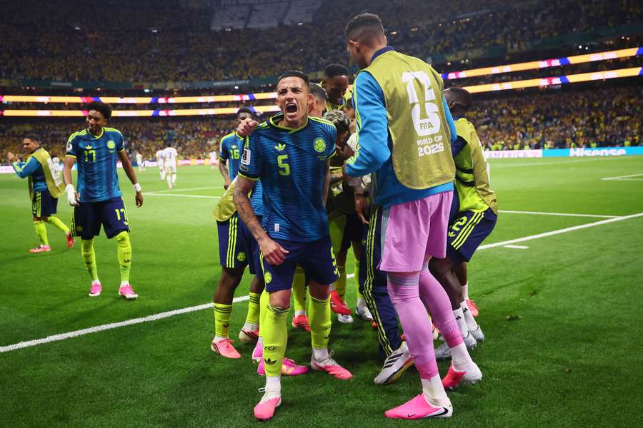 Colombia go top of Group K with their victory. Colombia go top of Group K with their victory.