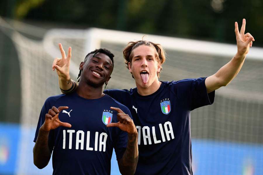 Kean e Zaniolo nel 2019
