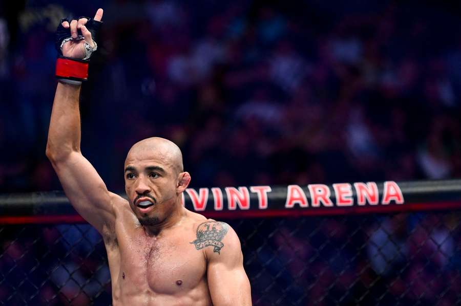 Aldo defended the featherweight title seven times