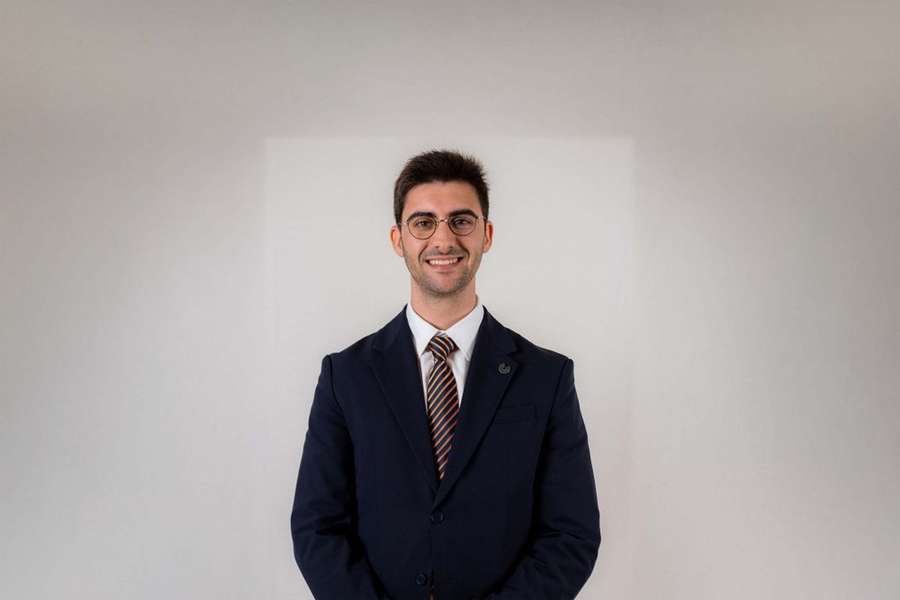 Diogo Braz, presidente da Federação Académica do Desporto Universitário