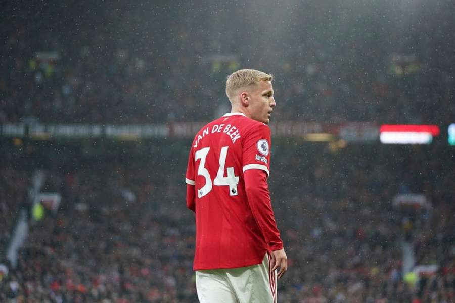 Donny in het shirt van ManUnited