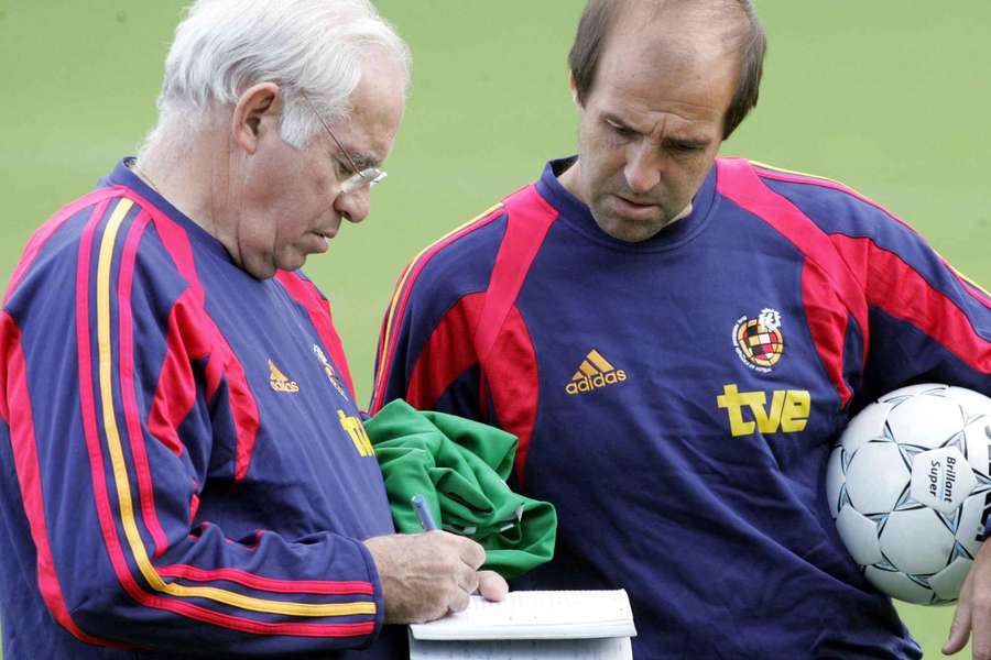 Luis Aragonés (I) y José Manuel Ochotorena (D) Luis Aragonés (I) y José Manuel Ochotorena (D)