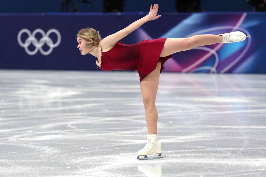 Jekaterina Kurakowa podczas występu solistek na IO