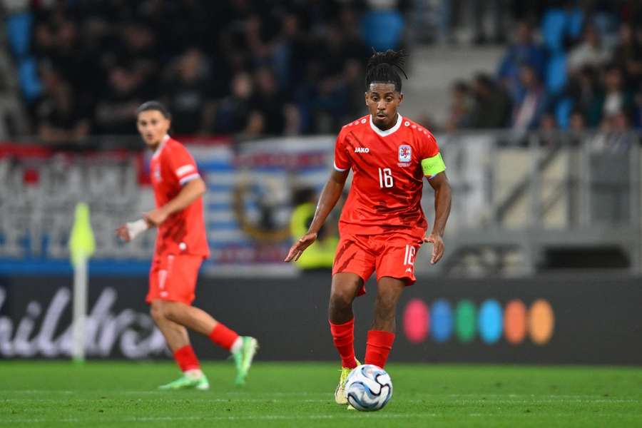 Leandro Barreiro ao serviço da seleção do Luxemburgo Leandro Barreiro ao serviço da seleção do Luxemburgo