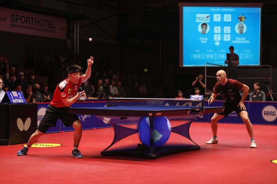 Düsseldorf mit Dang Qiu (l.) war bereits gestern ins Finale eingezogen.