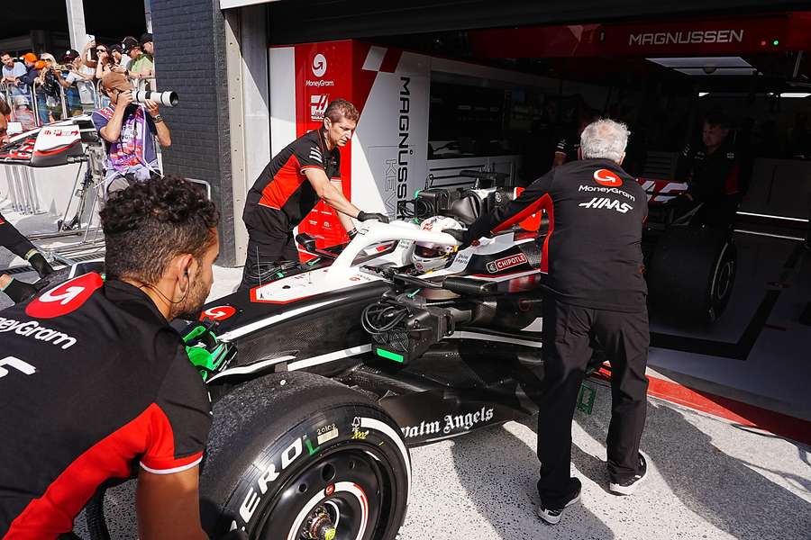 Haas à Zandvoort ce vendredi.