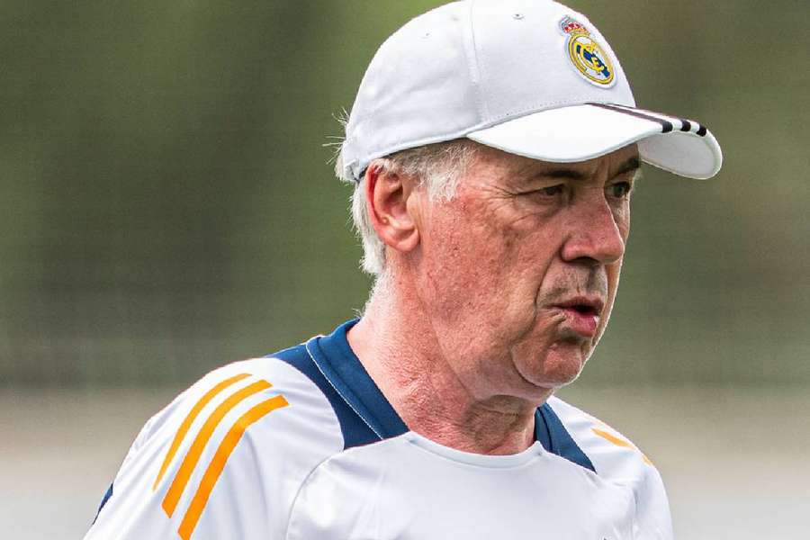 Carlo Ancelotti, treinador do Real Madrid