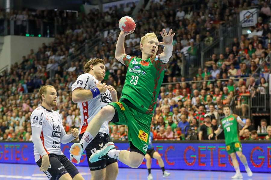 Magnus Saugstrup has proved to be a pillar in defense this season for Magdeburg Magnus Saugstrup has proved to be a pillar in defense this season for Magdeburg