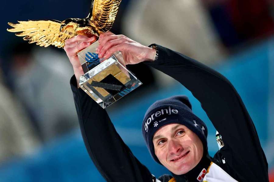 Prevc mit seinem Goldenen Adler