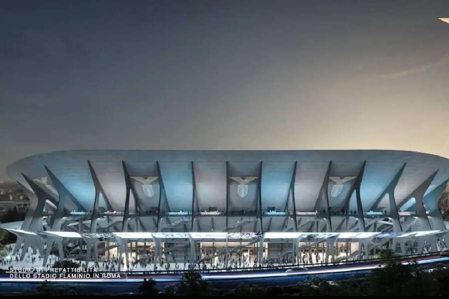 Proiectul noii arene Flaminio, stadionul pe care Lazio va disputa meciurile de acasă