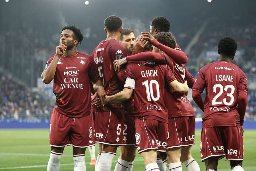 Les Messins à Strasbourg le week-end dernier.