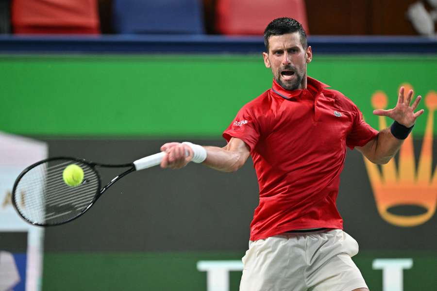 Djokovic à Shanghai. 