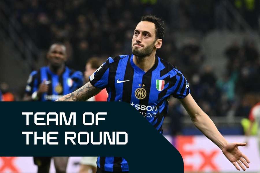 Hakan Calhanoglu was the top rated player across the two legs in the Round of the 16