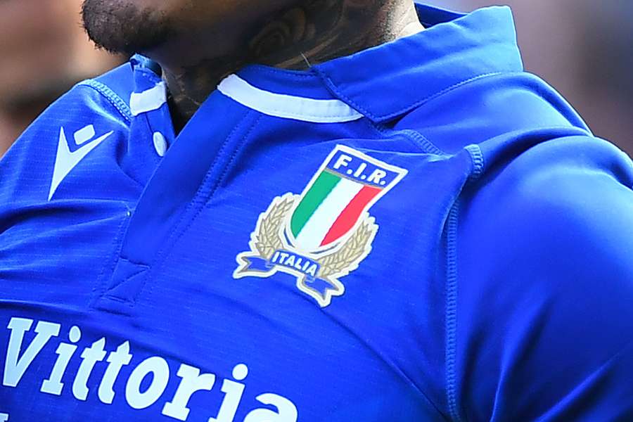 Italy's crest shown on a shirt